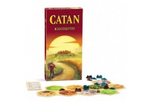 Catan kiegészítő 5-6 játékos - doboz és tartozékok