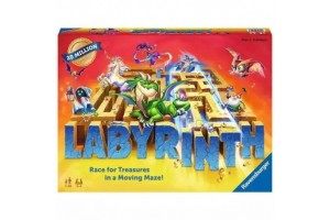 Furfangos Labirintus társasjáték doboz és játékelemek