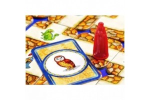 Furfangos Labirintus társasjáték doboz és játékelemek