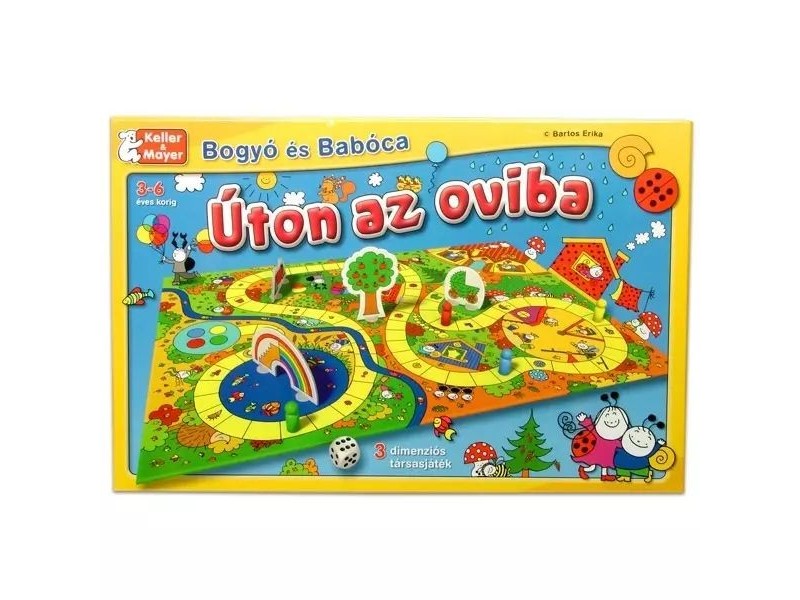 Bogyó és Babóca - Úton az oviba társasjáték doboza