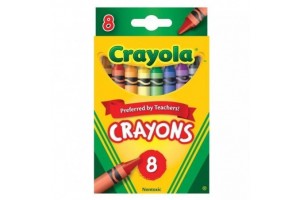 Crayola zsírkréta 8 db - élénk színek