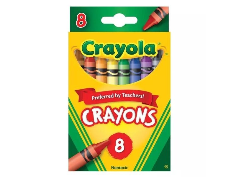 Crayola zsírkréta 8 db - élénk színek
