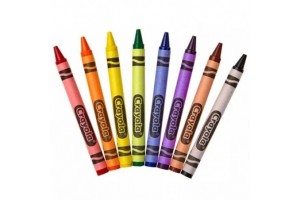 Crayola zsírkréta 8 db - élénk színek