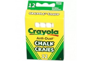 Crayola fehér táblakréták — 12 darab