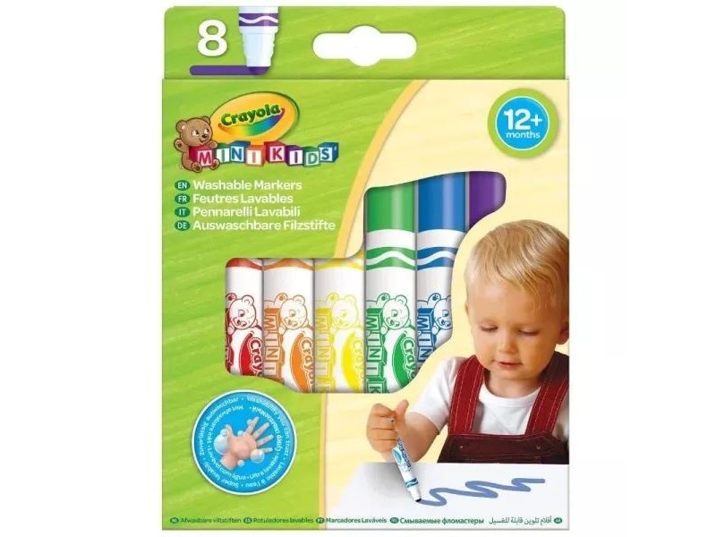 Crayola Mini Kids - 8 db filctoll (gyerekeknek)