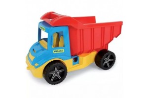 Wader Multi Truck dömper 38 cm és 17 db építőkocka