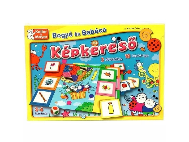 Bogyó és Babóca Képkereső – játékdoboz és kártyák