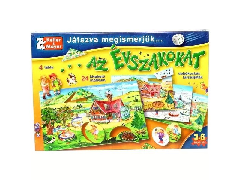 Játszva megismerjük az évszakokat — évszakos gyerek kirakós