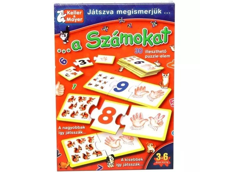 Játszva megismerjük a számokat – párosító játék