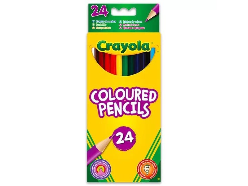 Crayola 24 db extra puha színes ceruza - doboz
