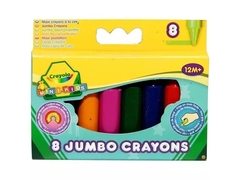 Crayola Mini Kids 8 db tömzsi viaszkréta
