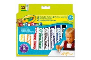 Crayola Mini Kids 12 db tompa hegyű filctoll