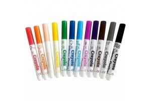 Crayola Mini Kids 12 db tompa hegyű filctoll