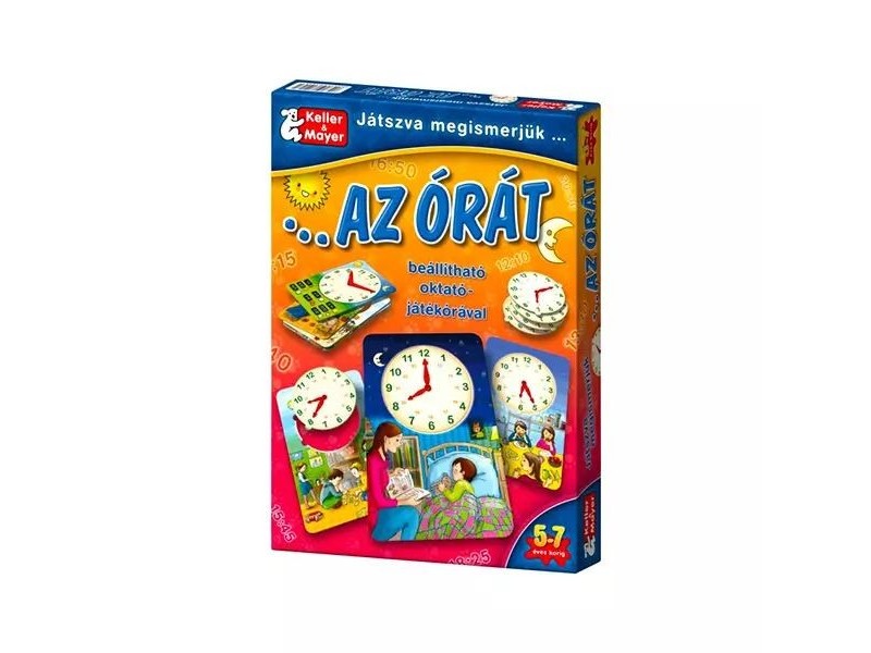Játszva megismerjük az órát - tanuló óra