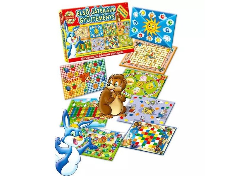 Első játékaim gyűjteménye – fejlesztő játék 3+