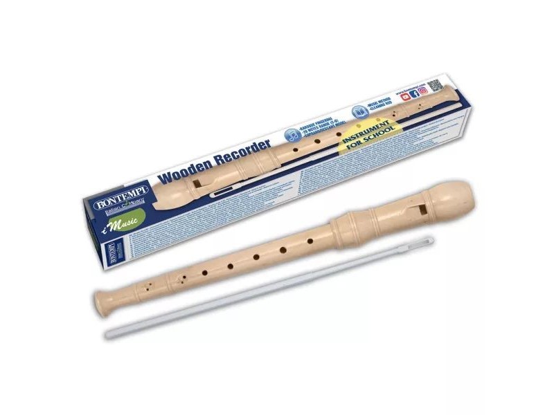 Bontempi fa furulya 32 cm – natúr szín