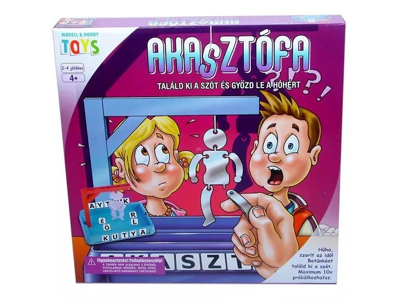 Akasztófa társasjáték - hordozható szófejtő
