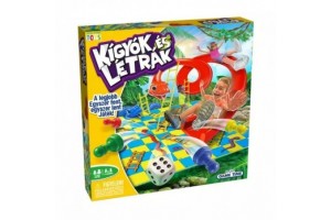 Kígyók és létrák társasjáték – hordozható, összecsukható