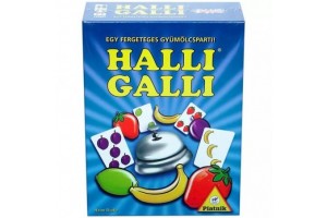 Halli Galli társasjáték doboz és csengő