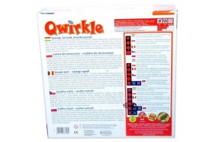 Qwirkle társasjáték – színes kövek és formák