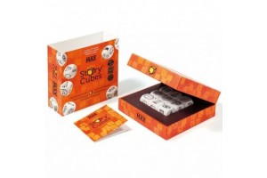 Sztorikocka Original társasjáték doboz és kockák
