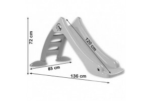 Kék 120 cm gyermek kerti csúszda