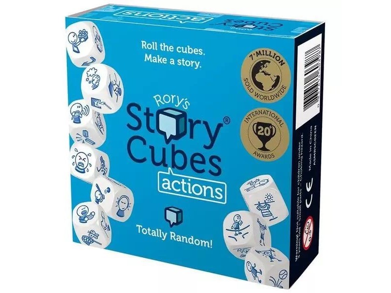 Sztorikocka Cselekvések – doboz és kockák