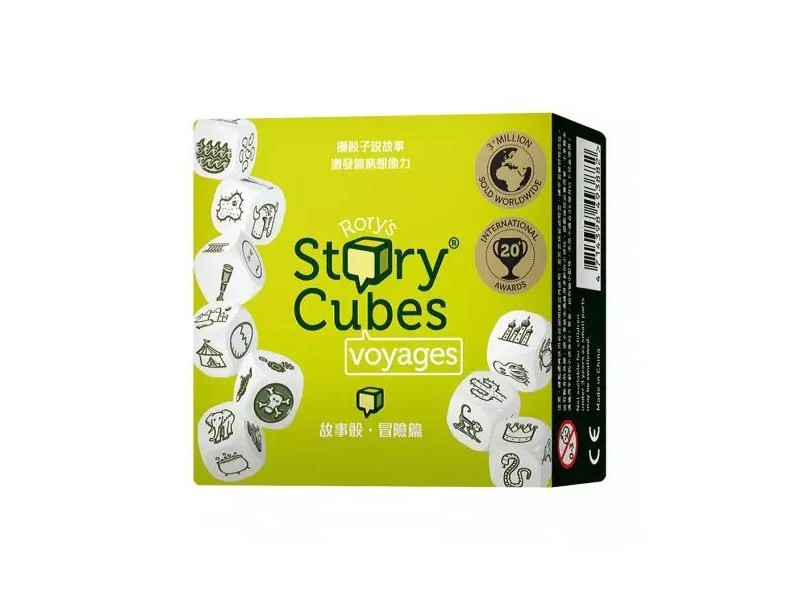 Sztorikocka: Kalandok - Voyages társasjáték doboza