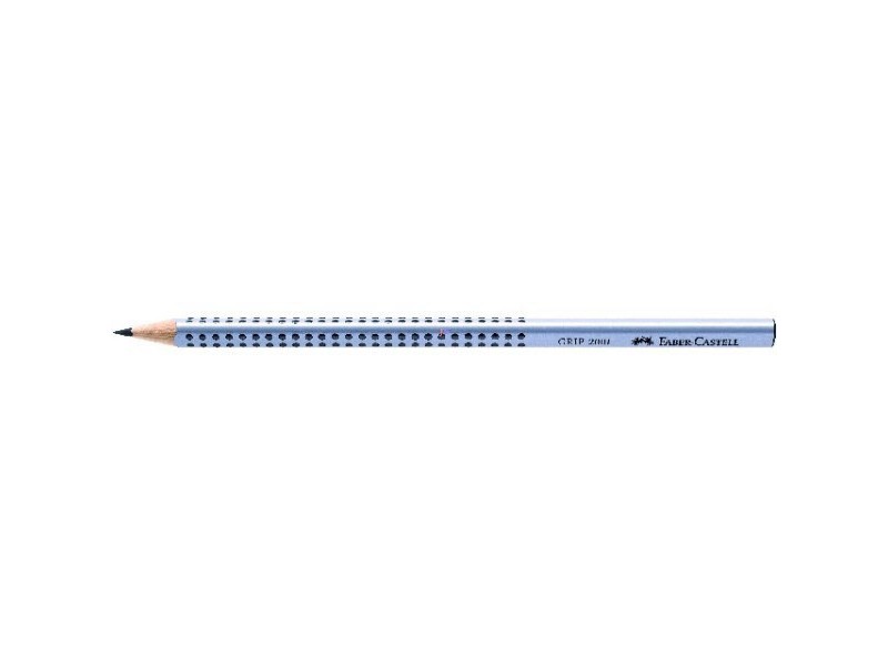 Faber-Castell Grip 2001 2H grafitceruza, ezüst, 1 db