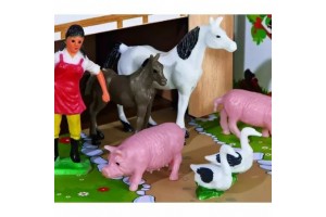 Eichhorn fa játékszett – Élet a farmon