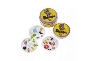 Dobble kártyajáték – doboz és kártyák