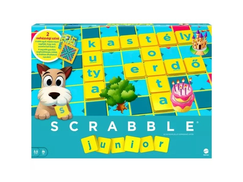 Scrabble Junior társasjáték – kétoldalas változat