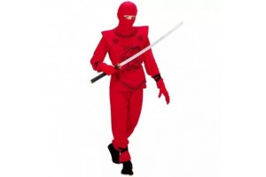 Vörös sárkány ninja jelmez - 140 cm