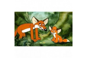 Vuk 1. diafilm - Vuk és Karak