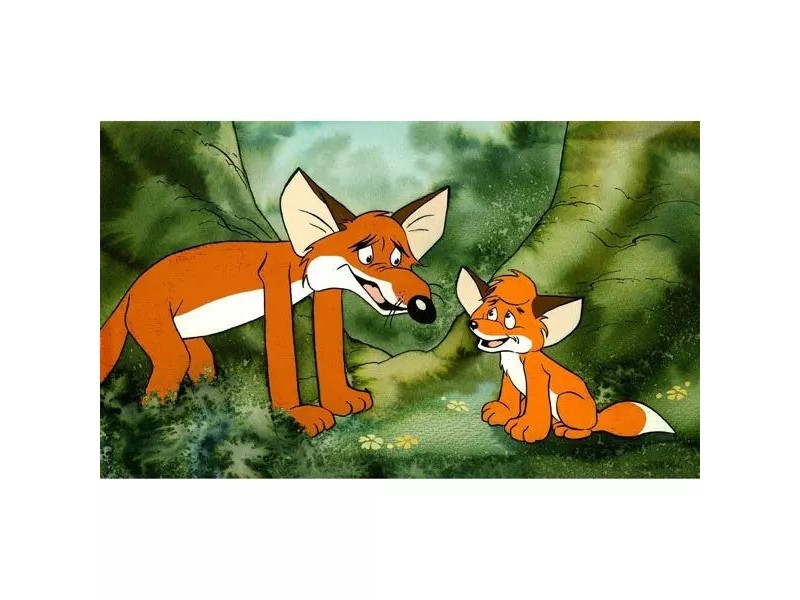 Vuk 1. diafilm - Vuk és Karak