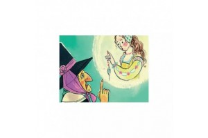 Csipkerózsika diafilm - F. Győrffy Anna illusztráció