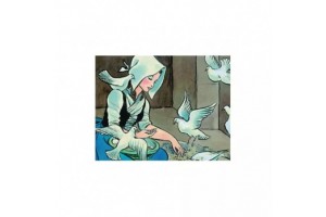 Hamupipőke diafilm – elegáns színátmenetes dizájn