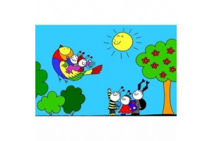 Bogyó és Babóca rokonai — diafilm borító