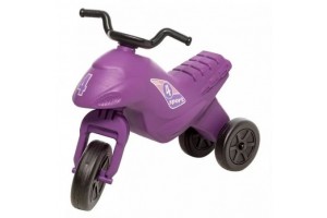 Lila műanyag Superbike kismotor 60×28×44 cm