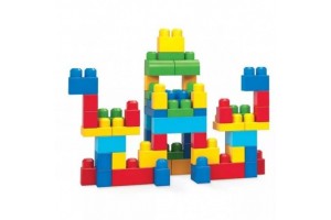 Mega Bloks 60 db építőkocka cipzáras táskával