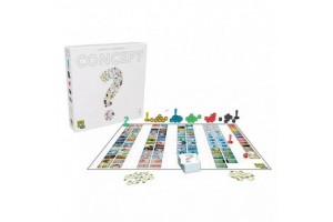 Concept társasjáték – doboz és játékelemek
