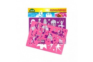 Hercegnős rajzolósablon készlet – 2 db