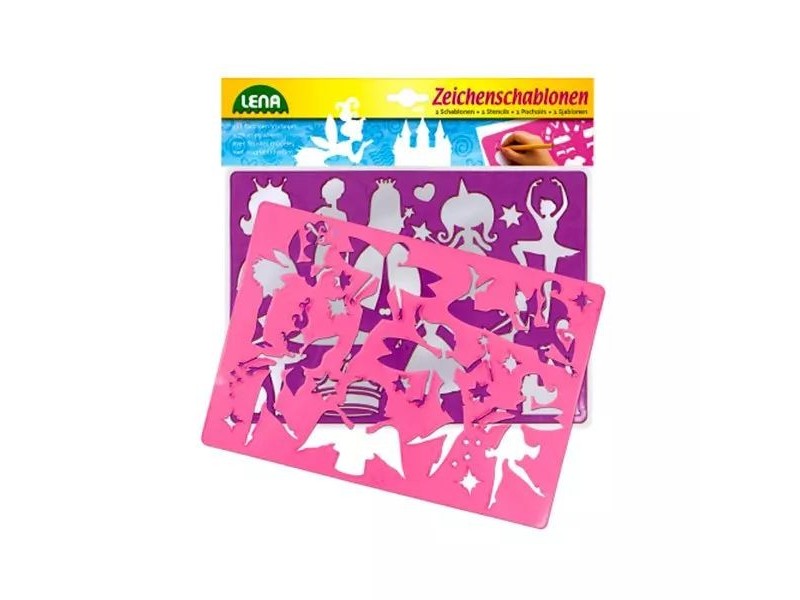 Hercegnős rajzolósablon készlet – 2 db