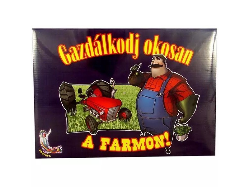 Gazdálkodj okosan a farmon társasjáték doboz