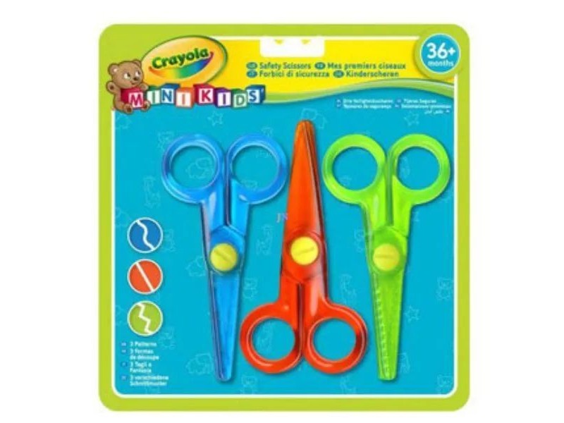 Crayola Mini Kids 3 db műanyag olló készlet