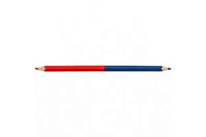 ICO háromszög vékony postairón — kék és piros