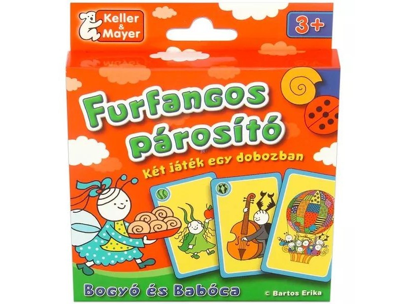 Bogyó és Babóca párosító kártyajáték doboza