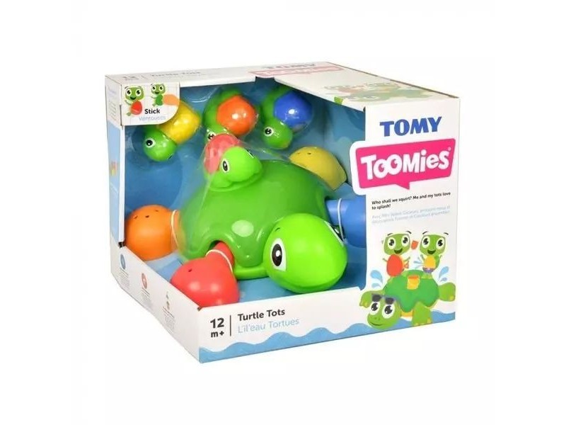 Tomy Teknős pajtik fürdőjáték - tapasztható teknősmami