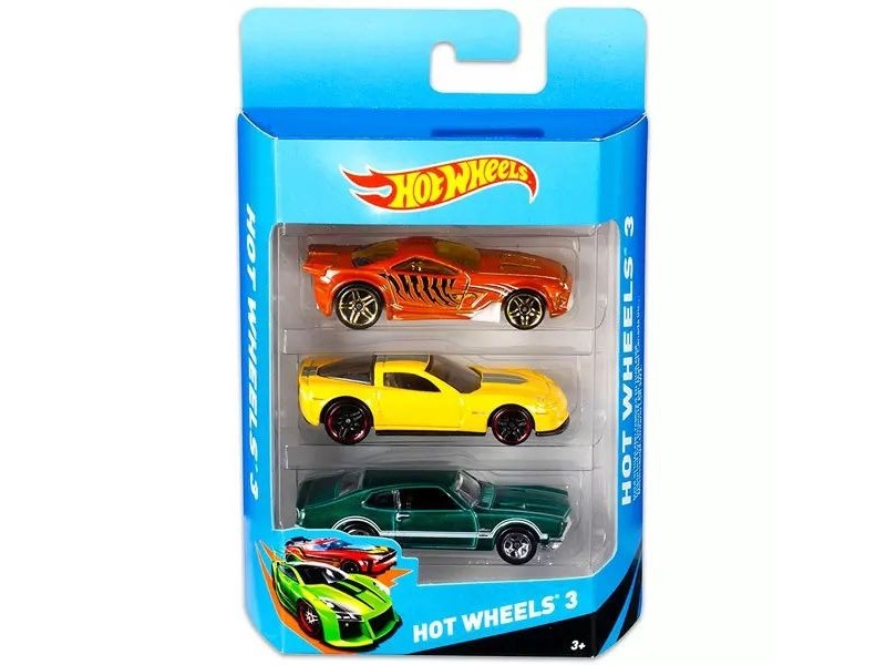 Hot Wheels 3 db-os kisautó készlet (véletlenszerű)