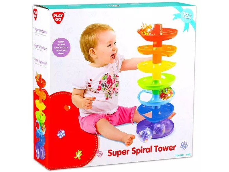 Playgo Szivárvány golyós játék - 7 szint